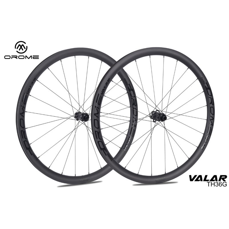 OROME VALAR TH36G Carbon Gravel Disc Brake Wheelset