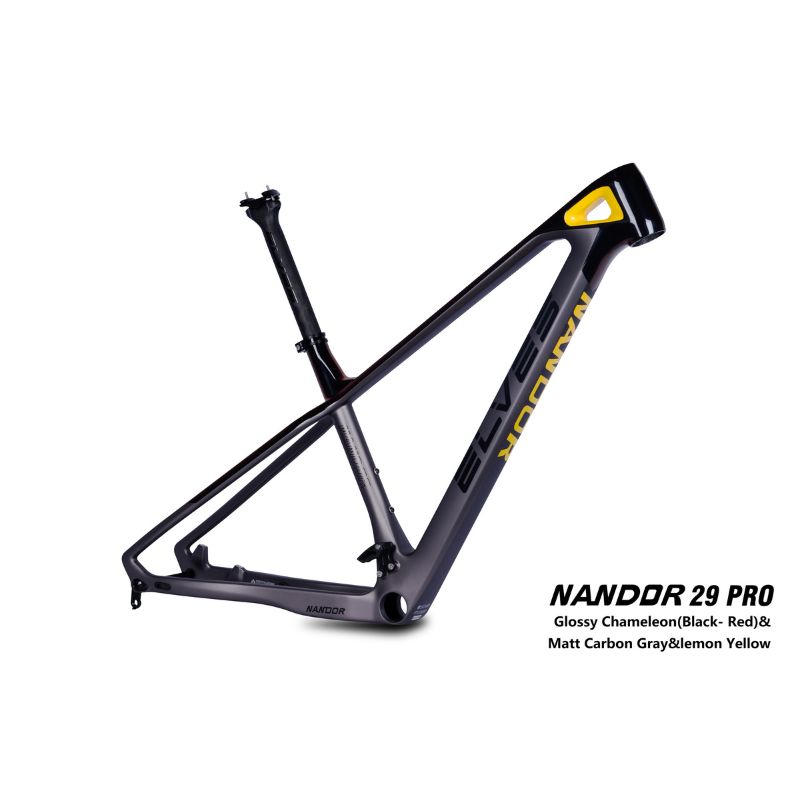 ELVES Nandor Pro 29er XC MTB Hardtail Carbon Frame